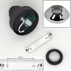 hofstein Mertola Plafonnier Fumé, 1 lumière