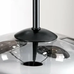 hofstein Mertola Suspension, Boule lumineuse Noir, 3 lumières