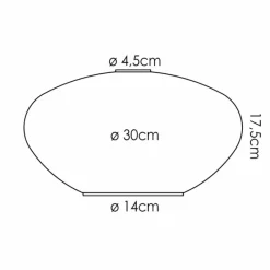 hofstein Mertola Verre de rechange Ambre, Clair
