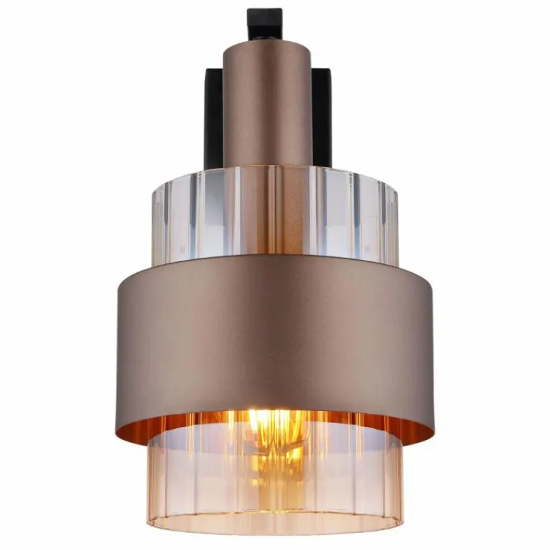 Luminaires Globo Lighting Milley Applique murale Noir, 1 lumière