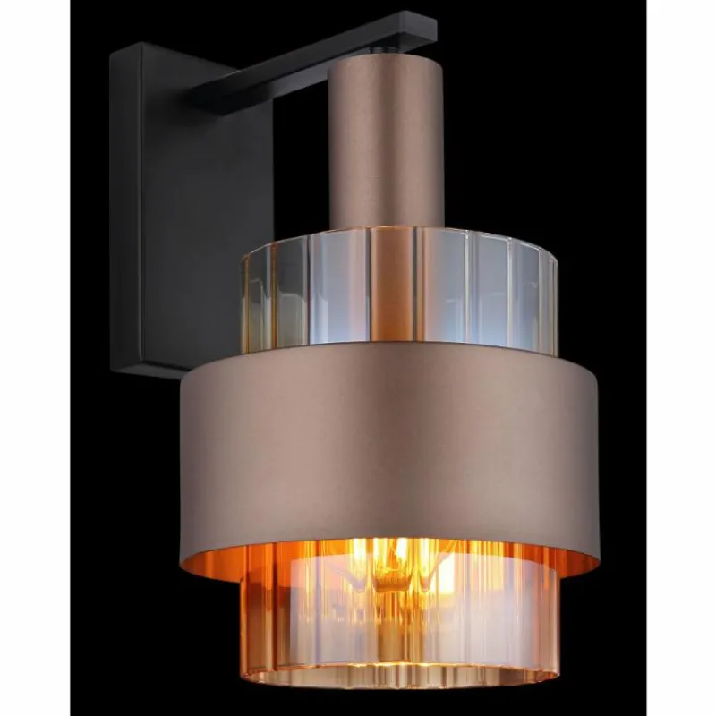 Luminaires Globo Lighting Milley Applique murale Noir, 1 lumière