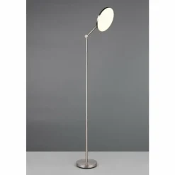 Luminaires Reality Mondello Lampadaire LED Nickel mat, 1 lumière* Lampadaires Et Lampes Sur Pied