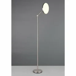 Luminaires Reality Mondello Lampadaire LED Nickel mat, 1 lumière* Lampadaires Et Lampes Sur Pied