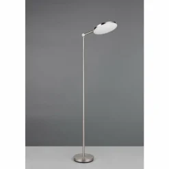 Luminaires Reality Mondello Lampadaire LED Nickel mat, 1 lumière* Lampadaires Et Lampes Sur Pied