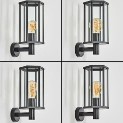 hofstein Monfanim Lampe murale d´extérieur Noir, 1 lumière