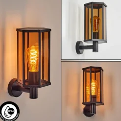 hofstein Monfanim Lampe murale d´extérieur Noir, 1 lumière