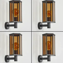 hofstein Monfanim Lampe murale d´extérieur Noir, 1 lumière