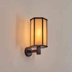hofstein Monfanim Lampe murale d´extérieur Noir, 1 lumière