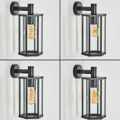 hofstein Monfanim Lampe murale d´extérieur Noir, 1 lumière