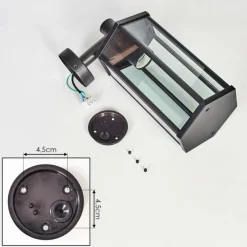 hofstein Monfanim Lampe murale d´extérieur Noir, 1 lumière