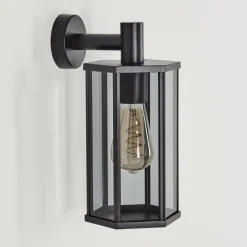 hofstein Monfanim Lampe murale d´extérieur Noir, 1 lumière