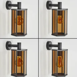 hofstein Monfanim Lampe murale d´extérieur Noir, 1 lumière