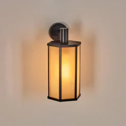 hofstein Monfanim Lampe murale d´extérieur Noir, 1 lumière