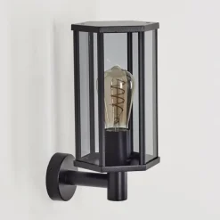 hofstein Monfanim Lampe murale d´extérieur Noir, 1 lumière