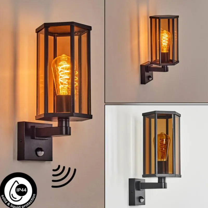 hofstein Monfanim Lampe murale d´extérieur Noir, 1 lumière