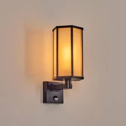 hofstein Monfanim Lampe murale d´extérieur Noir, 1 lumière