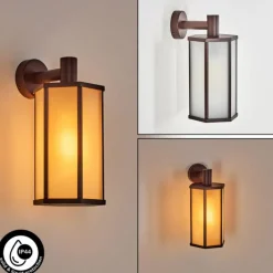 hofstein Monfanim Lampe murale d´extérieur Rouille, 1 lumière