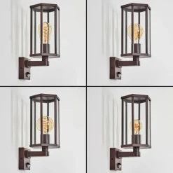 hofstein Monfanim Lampe murale d´extérieur Rouille, 1 lumière