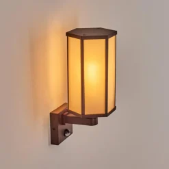 hofstein Monfanim Lampe murale d´extérieur Rouille, 1 lumière