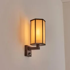 hofstein Monfanim Lampe murale d´extérieur Rouille, 1 lumière