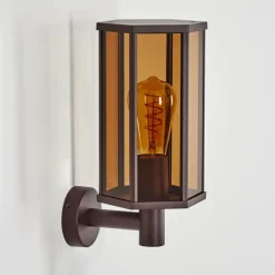 hofstein Monfanim Lampe murale d´extérieur Rouille, 1 lumière