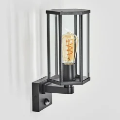 hofstein Monfanim Lampe murale d´extérieur Noir, 1 lumière