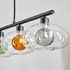 hofstein Monsul Plafonnier Noir, 5 lumières