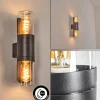 hofstein Morbak Lampe murale d´extérieur, Luminaire Up & Down Noir, 2 lumières