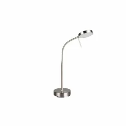 Luminaires Reality Moreno Lampe à poser LED Nickel mat, 1 lumière* Éclairage Led