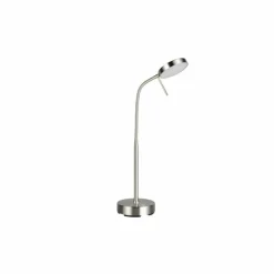 Luminaires Reality Moreno Lampe à poser LED Nickel mat, 1 lumière* Éclairage Led