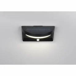 Luminaires Reality Moro Applique murale LED Noir, 1 lumière, Détecteur de mouvement