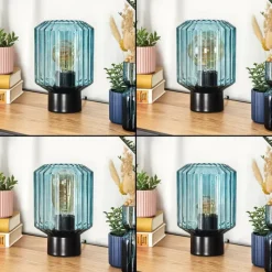 hofstein Moruja Lampe à poser Noir, 1 lumière