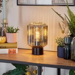 hofstein Moruja Lampe à poser Noir, 1 lumière