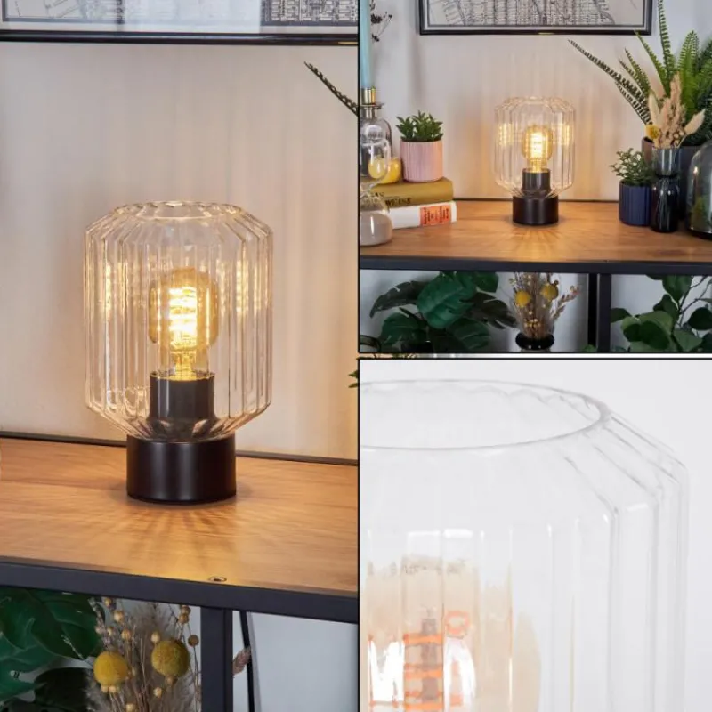 hofstein Moruja Lampe à poser Noir, 1 lumière