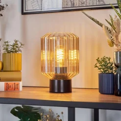 hofstein Moruja Lampe à poser Noir, 1 lumière