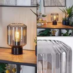 hofstein Moruja Lampe à poser Noir, 1 lumière