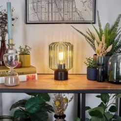 hofstein Moruja Lampe à poser Noir, 1 lumière