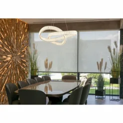 Luminaires Globo Lighting Mucky Suspension LED Chrome, 1 lumière, Télécommandes* Éclairage Led