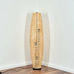 hofstein Mulstrand Lampadaire Écru, Noir, 3 lumières