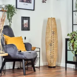 hofstein Mulstrand Lampadaire Écru, Noir, 3 lumières