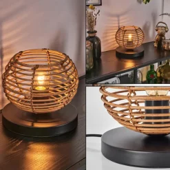 Luminaires Scandinaves-hofstein Mulstrand Lampe à poser Noir, 1 lumière