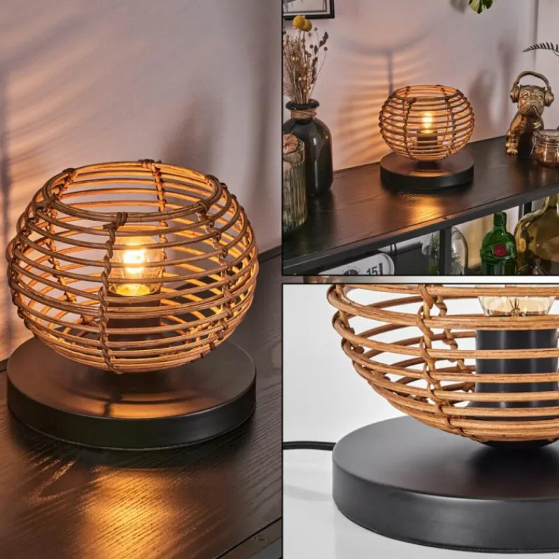 Luminaires Scandinaves-hofstein Mulstrand Lampe à poser Noir, 1 lumière