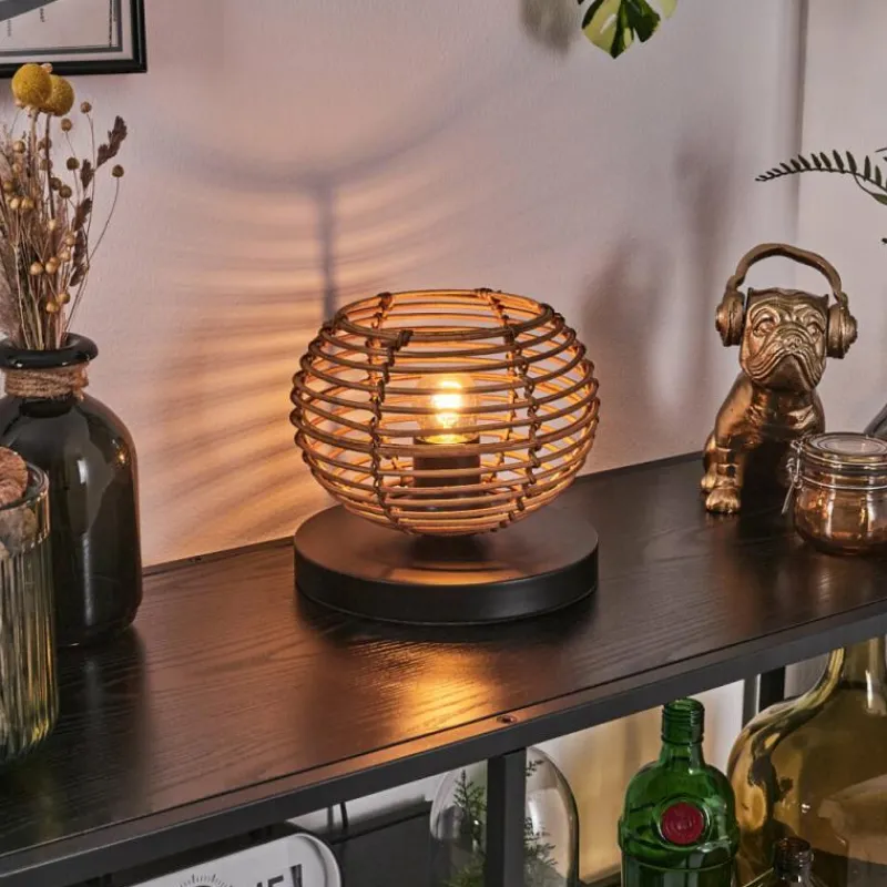 Luminaires Scandinaves-hofstein Mulstrand Lampe à poser Noir, 1 lumière