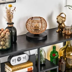 Luminaires Scandinaves-hofstein Mulstrand Lampe à poser Noir, 1 lumière