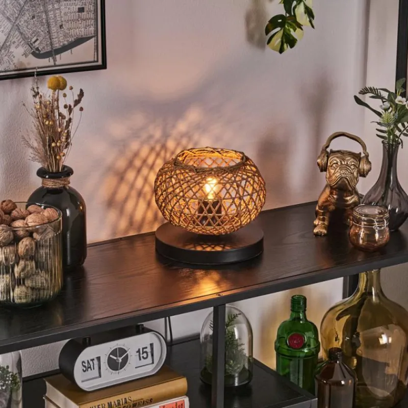 Luminaires Scandinaves-hofstein Mulstrand Lampe à poser Noir, 1 lumière