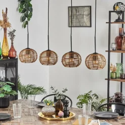 hofstein Mulstrand Suspension Écru, 4 lumières