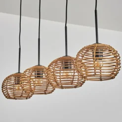 hofstein Mulstrand Suspension Écru, 4 lumières