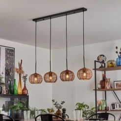 hofstein Mulstrand Suspension Écru, 4 lumières