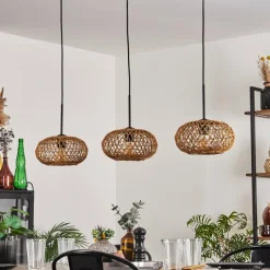 Luminaires Scandinaves-hofstein Mulstrand Suspension Noir, 3 lumières