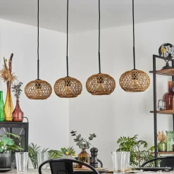 Luminaires Scandinaves-hofstein Mulstrand Suspension Noir, 4 lumières